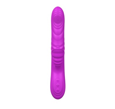 Wibrator-Angelia, USB 3 functions of thrusting / 20 vibrations Purple